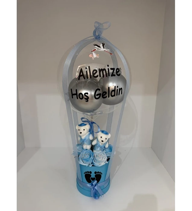 Hoş Geldin Bebek Balon Kutusu