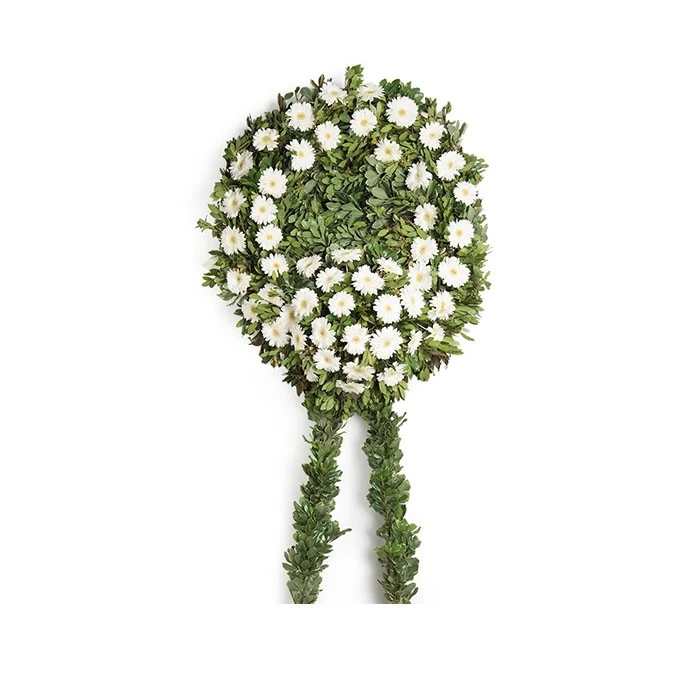 Beyaz Gerbera Çelenk