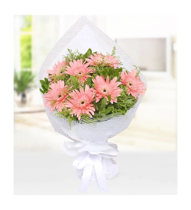 Pembe Gerbera Buketi